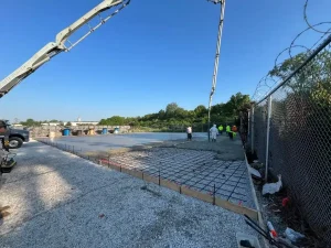 Sparta Metal commercial industrial concrete pour construction build performed by wright construction company in chattanooga, tennessee
