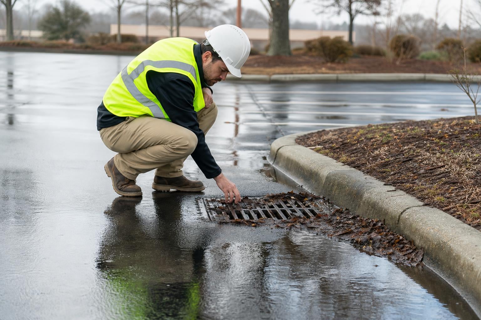 Parking Lot Drainage Guide 2026: Systems, Slope, Costs parking lot drainage