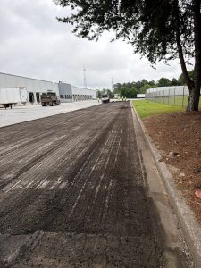 Wright Construction Company Birmingham Asphalt Project at for Growth Capital Partners in Jonesboro GA